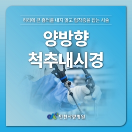 '양방향 척추내시경'제대로 알기